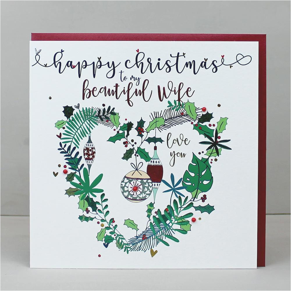 Write Name On Xmas Card 60 Christmas Message for Wife to Make Her Feeling Special