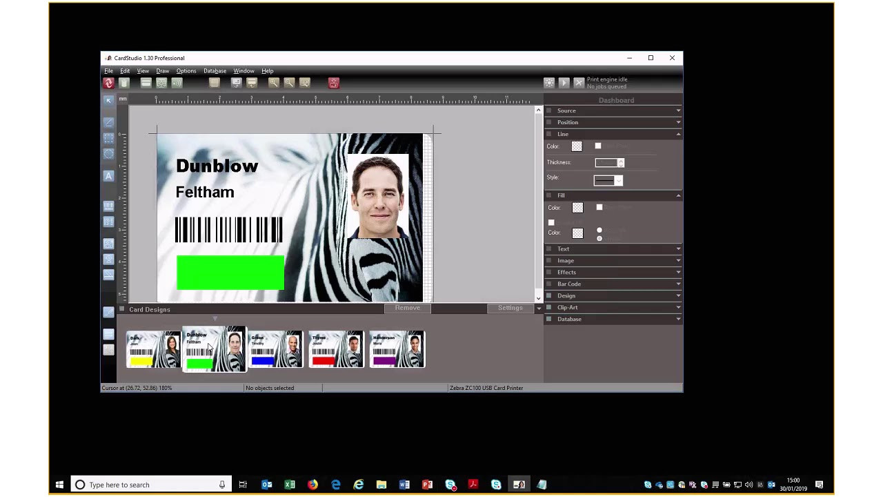 Zebra Card Studio Professional Full Zebra Card Studio software Free Download
