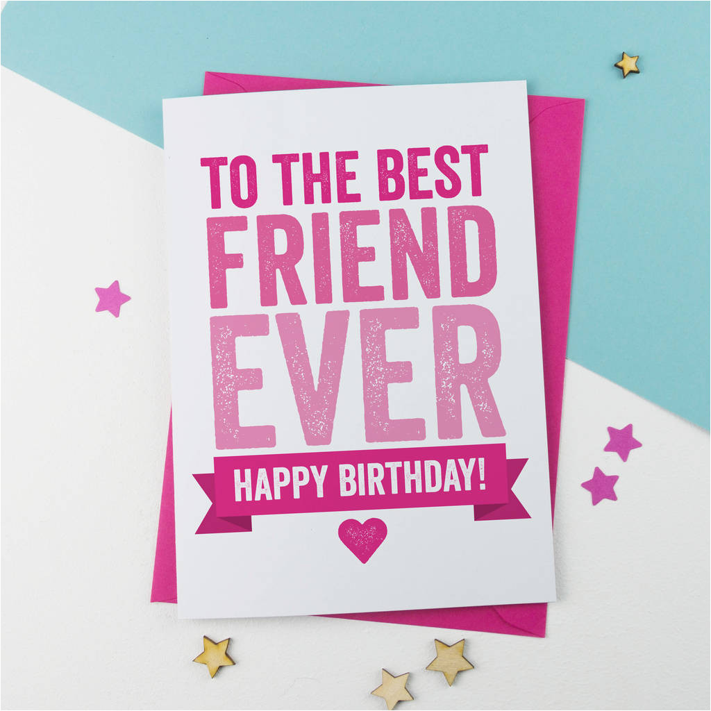 Card Birthday for Best Friend Best Friend Birthday by A is for Alphabet