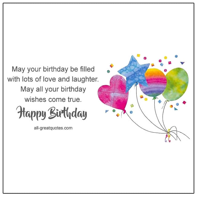 Happy Birthday Quotes to Write On Card 257 Happy Birthday Messages ...