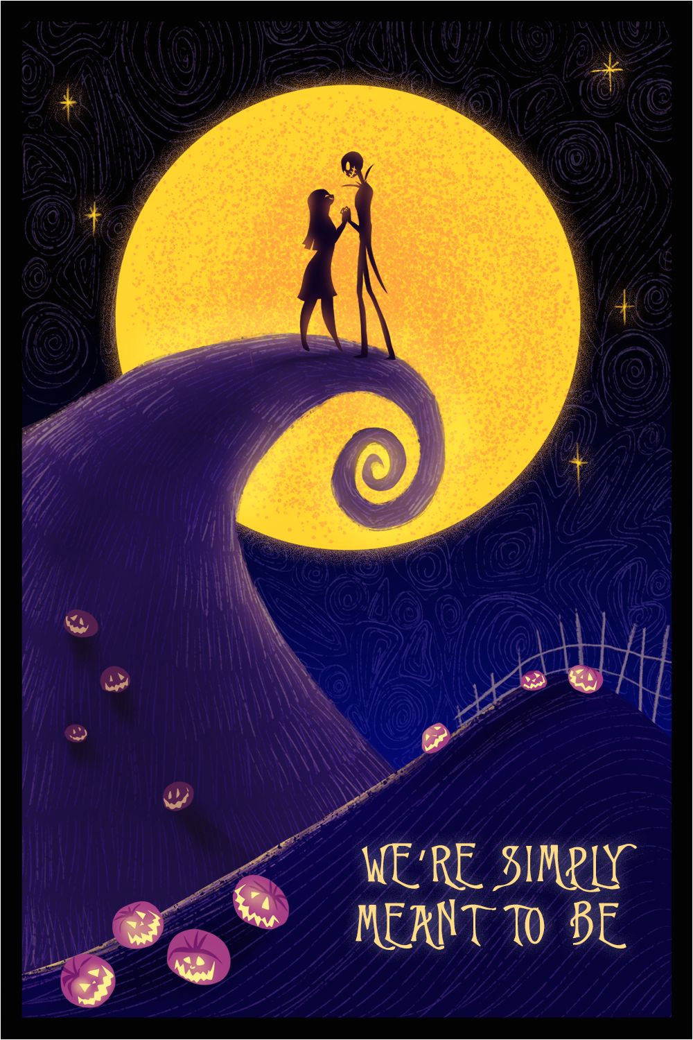 Jack and Sally Valentine Card Adorable Disney Valentine’s Day Cards