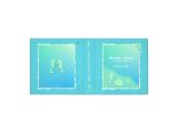 1.5 Binder Spine Template Aqua Seahorse 2 Inch Template Binder Zazzle