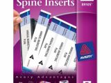 1.5 Binder Spine Template Avery 1 5 Inch Binder Spine Inserts Pack Of 25 89105