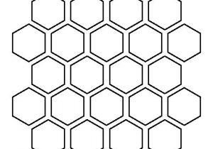 1.5 Inch Hexagon Template Hexagons Hexagon Pattern and Templates On Pinterest