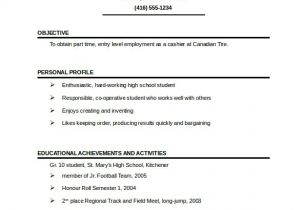 1 Page Resume Template Word 41 One Page Resume Templates Free Samples Examples
