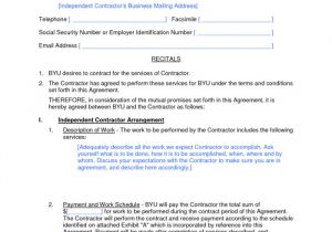 1099 Employee Contract Template Employee Contract Template Doc Templates Resume