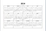 12 Month Calendar Template 2014 5 Best Images Of 12 Month Calendar 2014 Printable