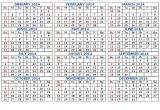 12 Month Calendar Template 2014 7 Best Images Of 2014 Printable Calendar All Months