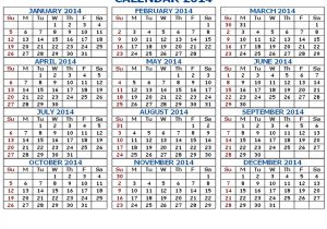12 Month Calendar Template 2014 7 Best Images Of 2014 Printable Calendar All Months