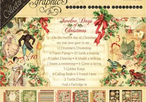 12 X 12 Christmas Card Stock 167 Best the Twelve Days Of Christmas Images Graphic 45
