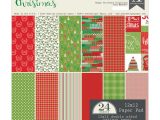 12 X 12 Christmas Card Stock Authentique Happy Christmas Collection 12×12 Paper Pad