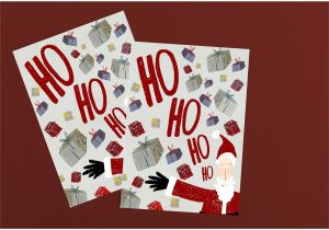12 X 12 Christmas Card Stock Christmas Postcards Ho Ho Ho the Moody society