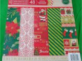 12 X 12 Christmas Card Stock Craft Smith Olde Time Christmas Paper Pad Card Stock 48