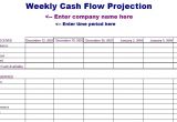 13 Week Cash Flow forecast Template 13 Week Cash Flow Statement