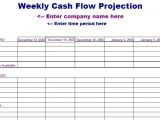 13 Week Cash Flow forecast Template 13 Week Cash Flow Statement