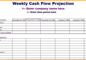 13 Week Cash Flow forecast Template 6 Cash Flow forecast Template Invoice Example