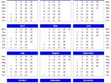 18 Month Calendar Template Month Calendar In Excel 2010 Quickly Insert A Monthly or