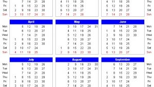 18 Month Calendar Template Month Calendar In Excel 2010 Quickly Insert A Monthly or