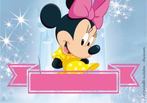 1st Birthday Invitation Card Free Download Free Printable Minnie Mouse Royal Birthday Invitation