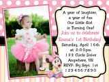 1st Birthday Invitation Card Free Download Minnie Mouse Invitations 1st Birthday with Images