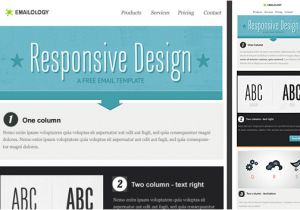 2 Column Responsive HTML Email Template 600 Free Email Templates From Email On Acid