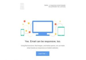 2 Column Responsive HTML Email Template 8 Free New Responsive Email Templates