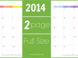 2 Month Calendar Template 2014 6 Best Images Of 2 Month Per Page Full Size Calendar