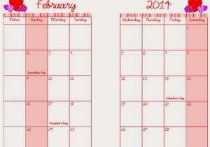 2 Month Calendar Template 2014 Free Printable 2014 Monthly Planner HTML Autos Weblog