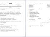 2 Page Resume Templates Free Download 2 Page Resume format Learnhowtoloseweight Net