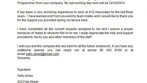 2 Weeks Notice Email Template Sample 2 Weeks Notice Template 6 Free Documents
