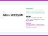 2 X 3.5 Business Card Template 3 5 X 2 Business Card Template 35 X 2 Business Card