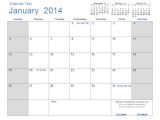 2014 12 Month Calendar Template 2014 Calendar Templates and Images Monthly and Yearly