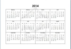 2014 12 Month Calendar Template 5 Best Images Of 12 Month Calendar 2014 Printable