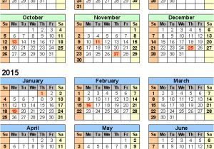 2014-15 Academic Calendar Template Academic Calendar 2014 15 Template 2014 Excel Calendar