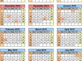 2014-15 Academic Calendar Template School Calendars 2014 2015 as Free Printable Excel Templates
