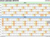 2014-15 Academic Calendar Template School Calendars 2014 2015 as Free Printable Pdf Templates