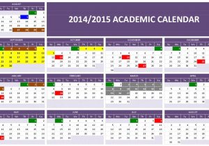 2014-2015 Academic Calendar Template Excel Templates Excel Spreadsheets 2014 2015 Academic