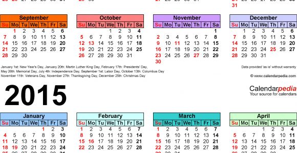 2014 and 2015 Calendar Templates 2014 2015 Calendar Free Printable Two Year Excel Calendars