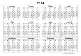 2014 Annual Calendar Template 10 Best Images Of 2014 Annual Calendar Template 2014