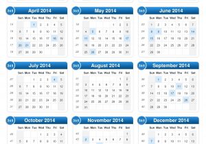 2014 Calendar Template Australia 2014 Calendar
