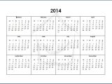 2014 Full Year Calendar Template 8 Best Images Of Full 2014 Year Calendar Printable 2014