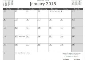 2015 Calendar by Month Template 2015 Calendar Templates and Images