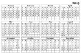 2015 Yearly Calendar Template In Landscape format 2015 Yearly Calendar Template 09 Free Printable Templates
