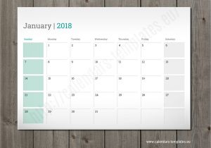 2018 Calendar Templates for Indesign Kalender 2018 Template Indesign Kalentri 2018