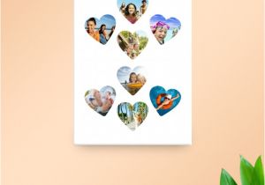 20×30 Collage Template 20×30 Quot Heart Collage Canvas Canvas Print Templates