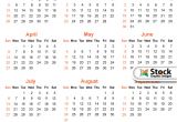 2104 Calendar Template Simple Classy Template 2014 Calendar Free Vector