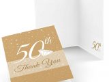3.5 X 5 Thank You Card Template 50th Anniversary Wedding Anniversary Thank You Cards 8