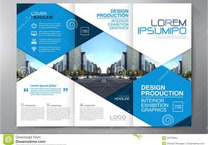 3 Fold Brochure Design Templates Brochure 3 Fold Flyer Design A4 Template Stock Vector