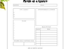 3 Month at A Glance Calendar Template Secret Owl society Free Printable Month at A Glance