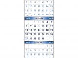 3 Month at A Glance Calendar Template Three Month at A Time 2015 Wall Calendar 033072050956